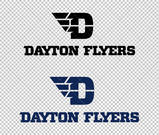 Dayton Flyers Alternate 2014 007, Svg, Dxf, Eps, Png - SvgShopArt