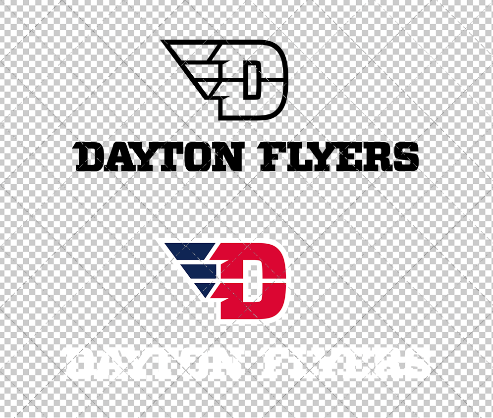Dayton Flyers Alternate 2014 009, Svg, Dxf, Eps, Png - SvgShopArt