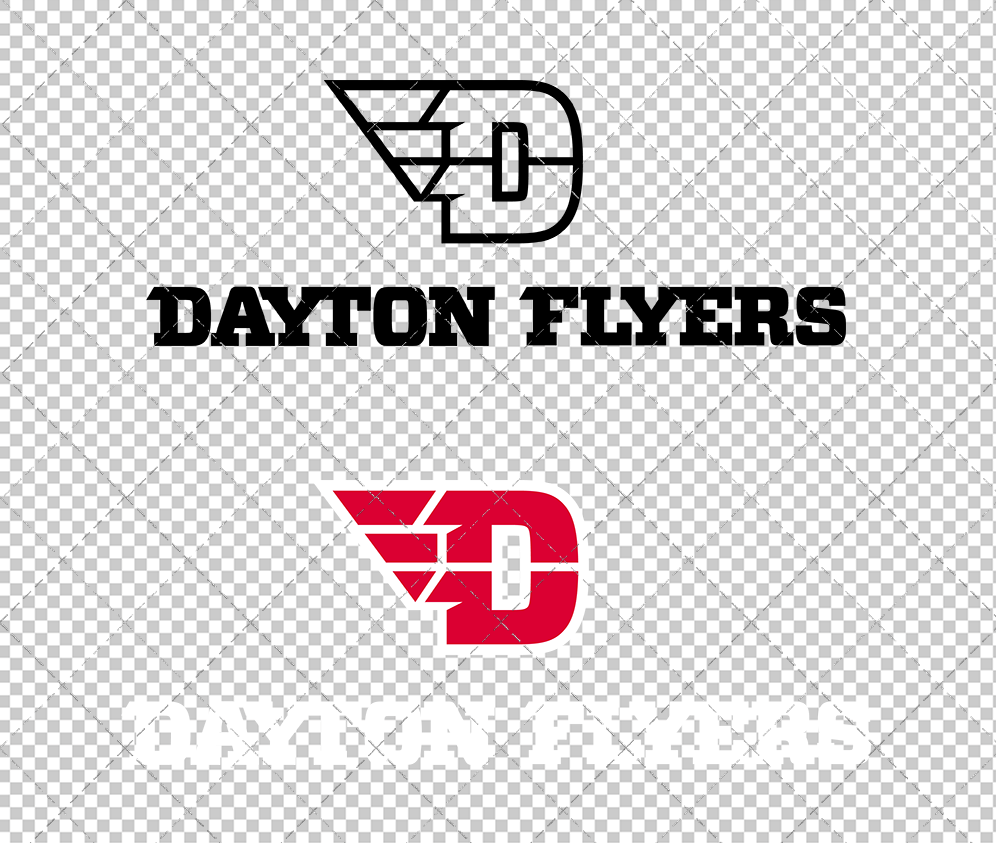 Dayton Flyers Alternate 2014 010, Svg, Dxf, Eps, Png - SvgShopArt