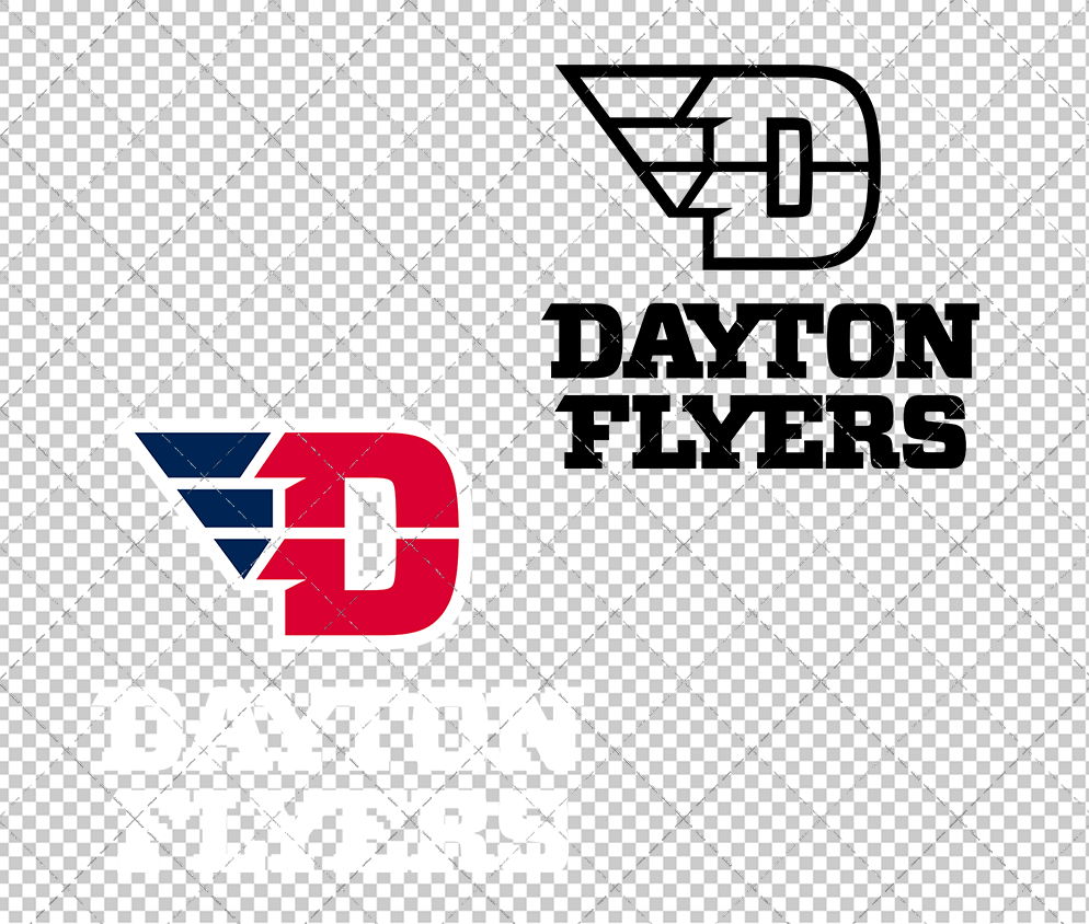 Dayton Flyers Alternate 2014 015, Svg, Dxf, Eps, Png - SvgShopArt