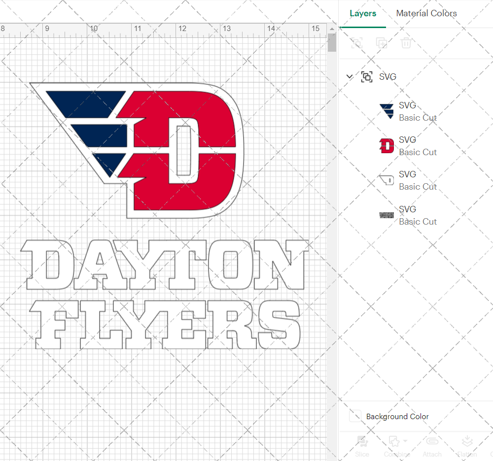Dayton Flyers Alternate 2014 015, Svg, Dxf, Eps, Png - SvgShopArt