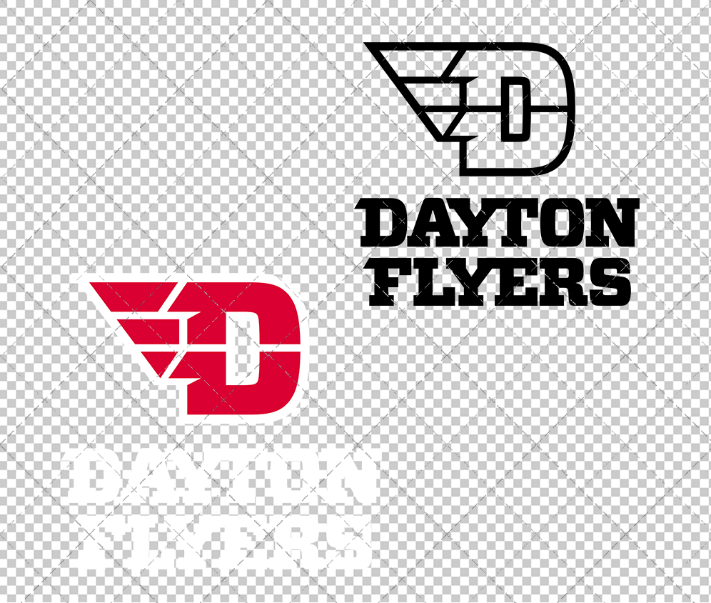 Dayton Flyers Alternate 2014 016, Svg, Dxf, Eps, Png - SvgShopArt