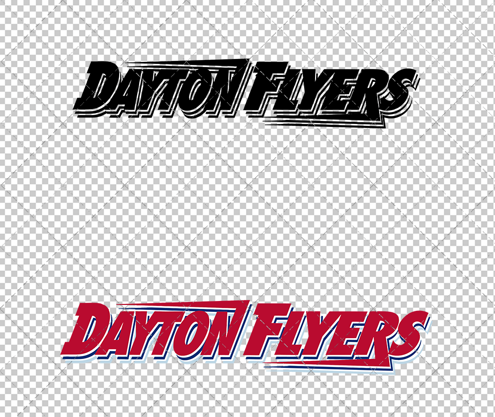 Dayton Flyers Wordmark 1994, Svg, Dxf, Eps, Png - SvgShopArt