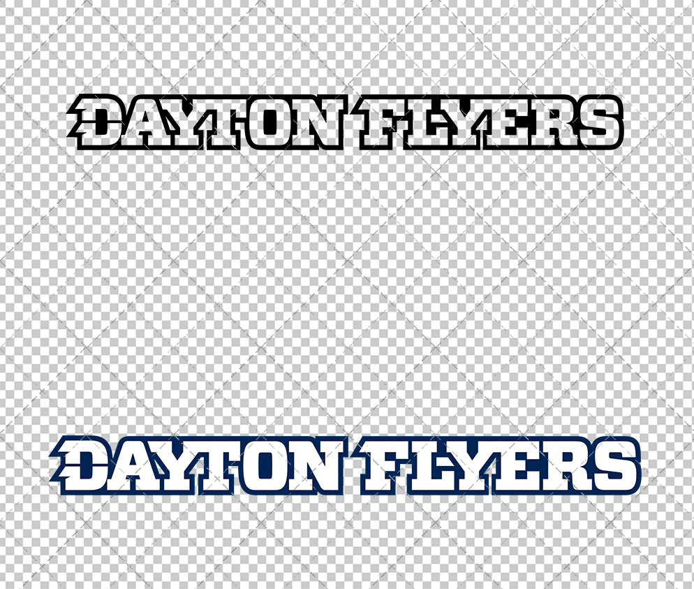 Dayton Flyers Wordmark 2014 002, Svg, Dxf, Eps, Png - SvgShopArt