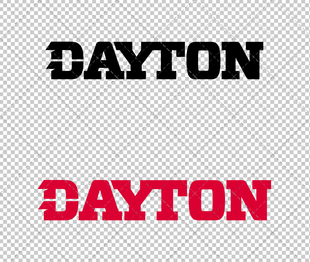 Dayton Flyers Wordmark 2014 006, Svg, Dxf, Eps, Png - SvgShopArt