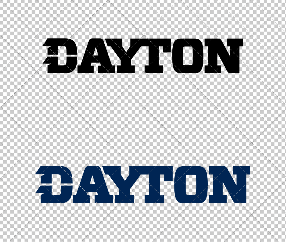 Dayton Flyers Wordmark 2014 007, Svg, Dxf, Eps, Png - SvgShopArt