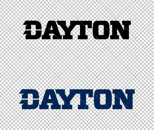 Dayton Flyers Wordmark 2014 007, Svg, Dxf, Eps, Png - SvgShopArt