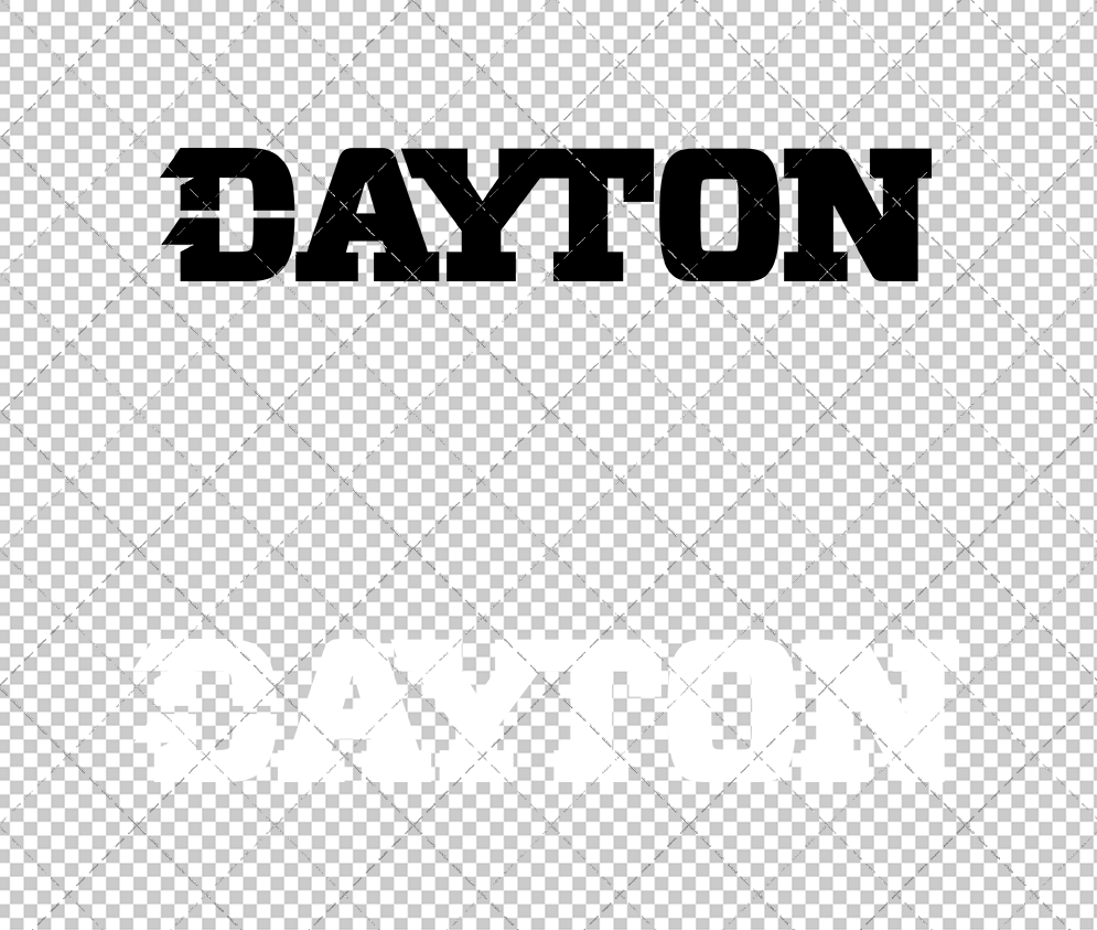 Dayton Flyers Wordmark 2014 008, Svg, Dxf, Eps, Png - SvgShopArt