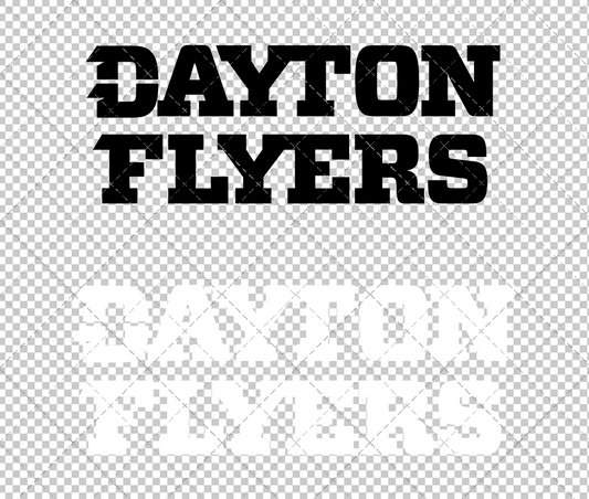 Dayton Flyers Wordmark 2014 011, Svg, Dxf, Eps, Png - SvgShopArt