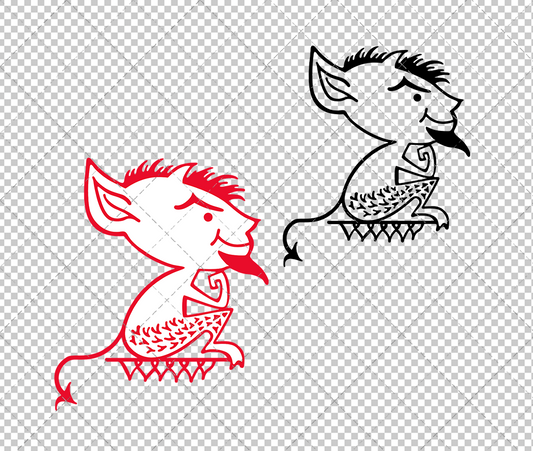 DePaul Blue Demons Alternate 1975 003, Svg, Dxf, Eps, Png - SvgShopArt