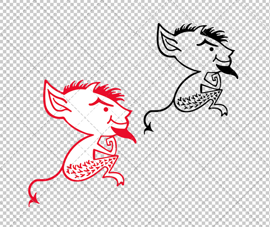 DePaul Blue Demons Alternate 1975 004, Svg, Dxf, Eps, Png - SvgShopArt