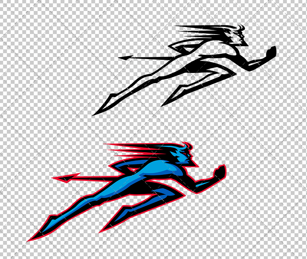 DePaul Blue Demons Secondary 1999 004, Svg, Dxf, Eps, Png - SvgShopArt