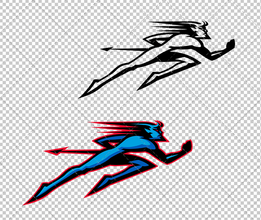 DePaul Blue Demons Secondary 1999 004, Svg, Dxf, Eps, Png - SvgShopArt