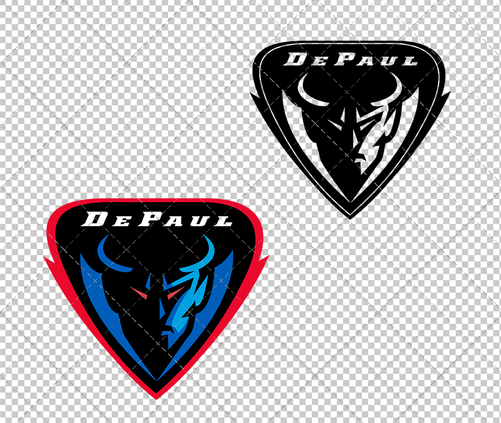 DePaul Blue Demons Secondary 1999 006, Svg, Dxf, Eps, Png - SvgShopArt