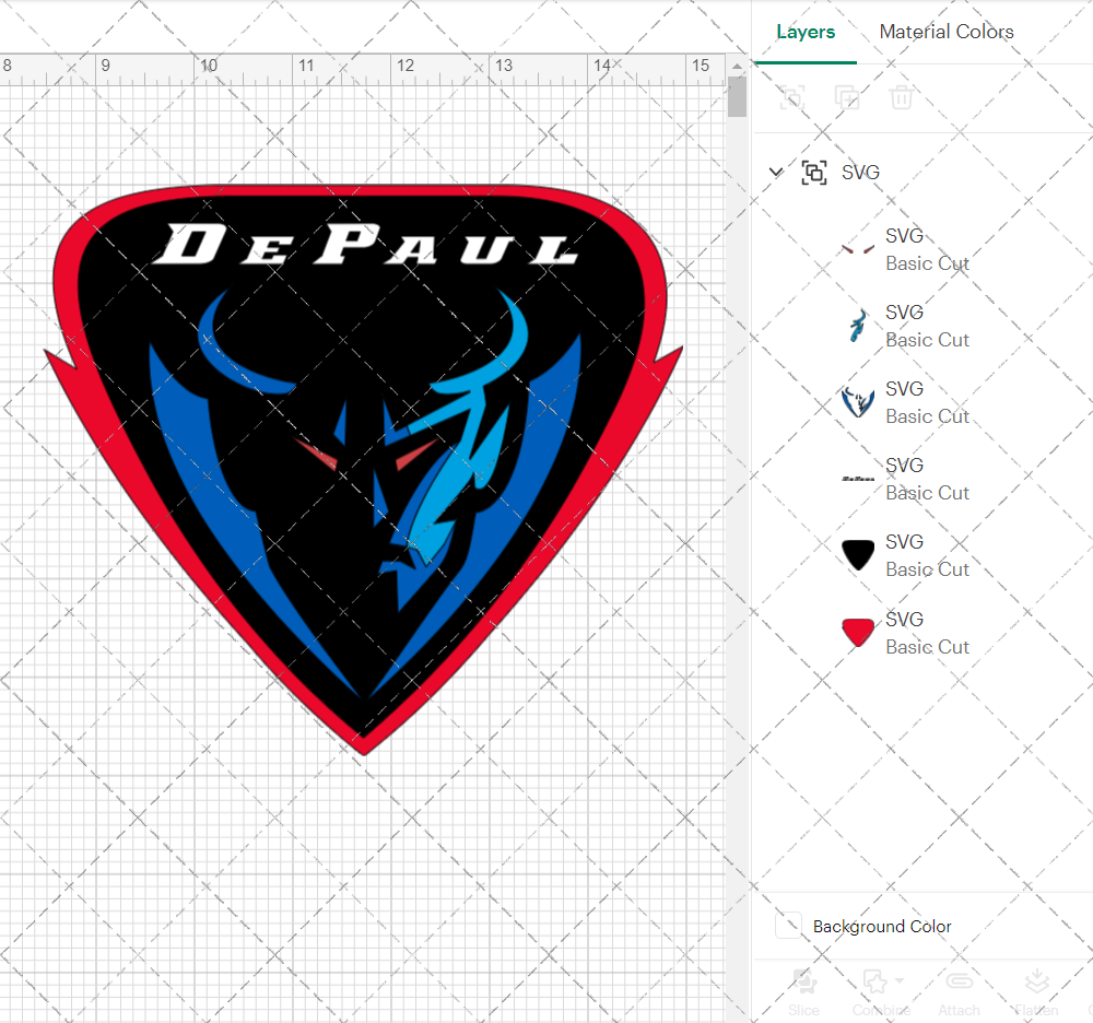 DePaul Blue Demons Secondary 1999 006, Svg, Dxf, Eps, Png - SvgShopArt