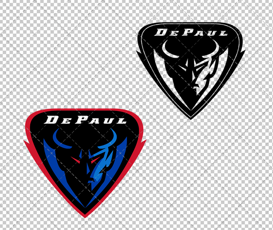 DePaul Blue Demons Secondary 2005 002, Svg, Dxf, Eps, Png - SvgShopArt