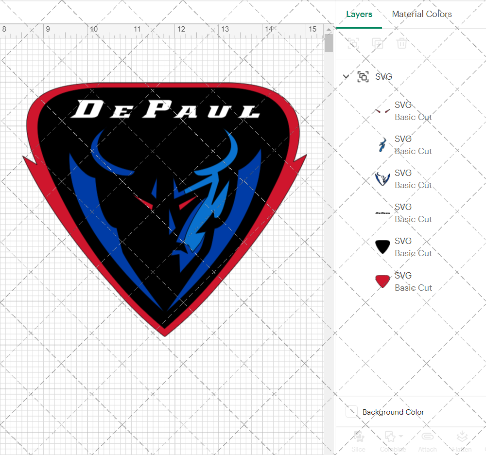 DePaul Blue Demons Secondary 2005 002, Svg, Dxf, Eps, Png - SvgShopArt