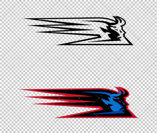 DePaul Blue Demons Secondary 2005 004, Svg, Dxf, Eps, Png - SvgShopArt