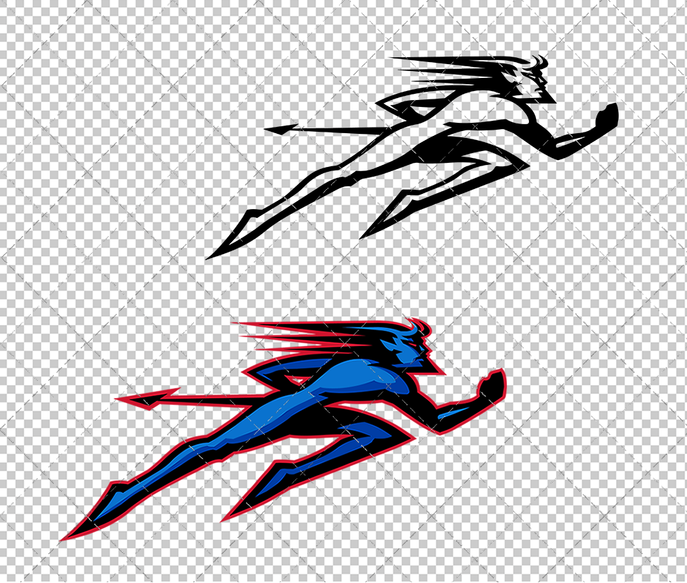 DePaul Blue Demons Secondary 2005 005, Svg, Dxf, Eps, Png - SvgShopArt