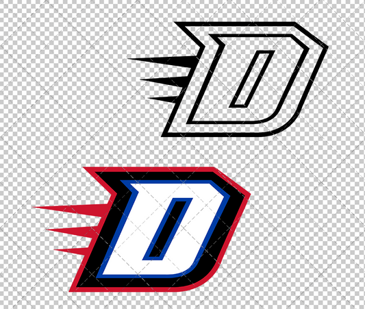 DePaul Blue Demons Secondary 2005 006, Svg, Dxf, Eps, Png - SvgShopArt