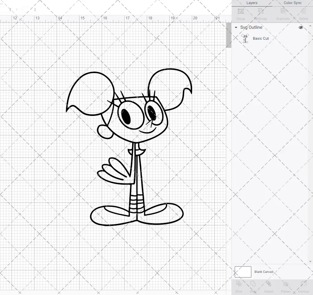 Dee Dee - Dexter's Laboratory, Svg, Dxf, Eps, Png SvgShopArt