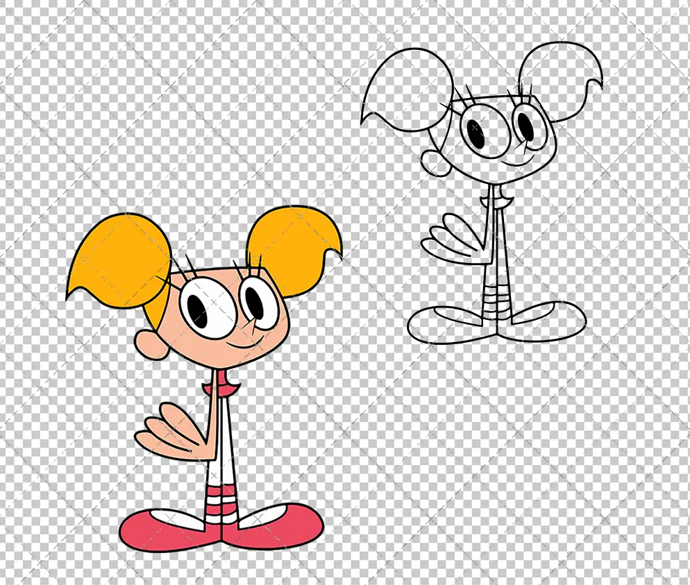 Dee Dee - Dexter's Laboratory, Svg, Dxf, Eps, Png SvgShopArt
