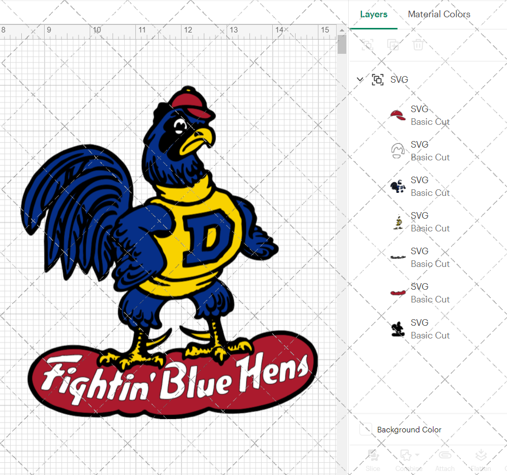 Delaware Blue Hens 1965, Svg, Dxf, Eps, Png - SvgShopArt