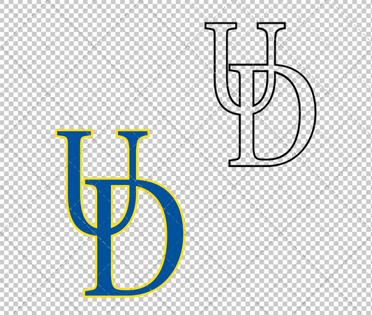 Delaware Blue Hens 1996, Svg, Dxf, Eps, Png - SvgShopArt