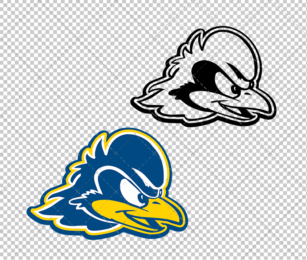 Delaware Blue Hens 2018, Svg, Dxf, Eps, Png - SvgShopArt