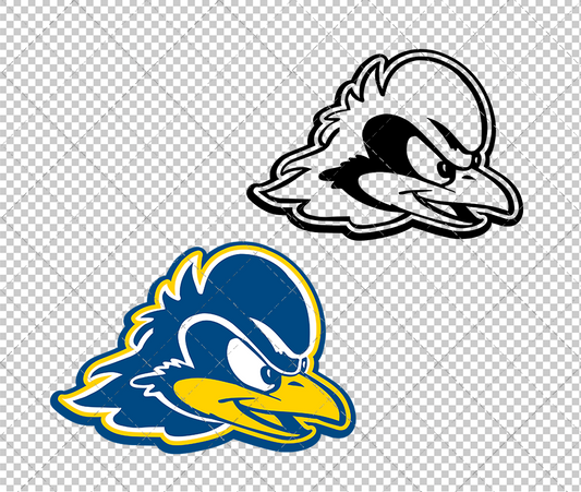 Delaware Blue Hens 2018, Svg, Dxf, Eps, Png - SvgShopArt