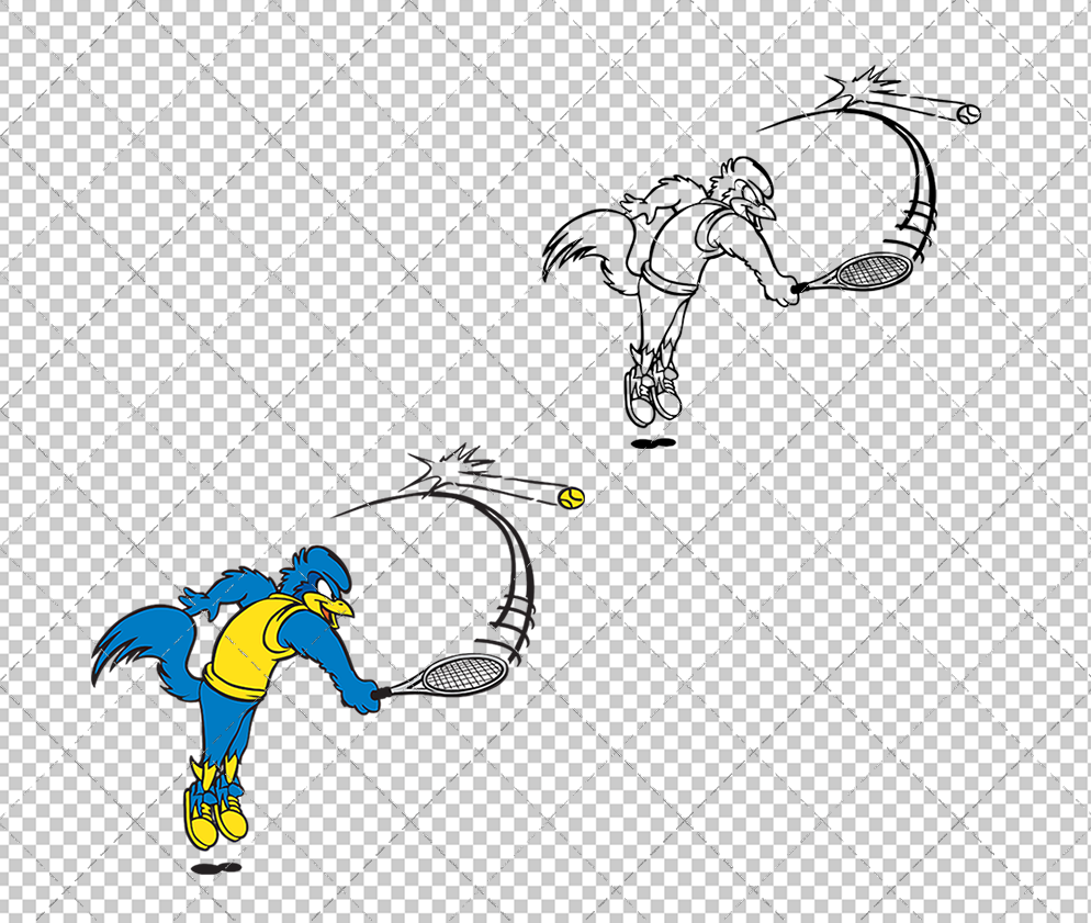 Delaware Blue Hens Mascot 1999 006, Svg, Dxf, Eps, Png - SvgShopArt