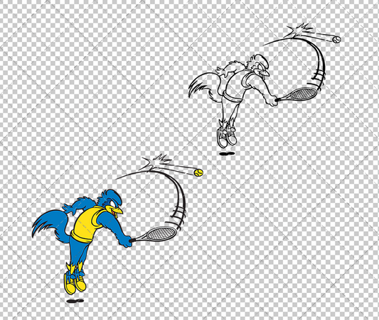 Delaware Blue Hens Mascot 1999 006, Svg, Dxf, Eps, Png - SvgShopArt