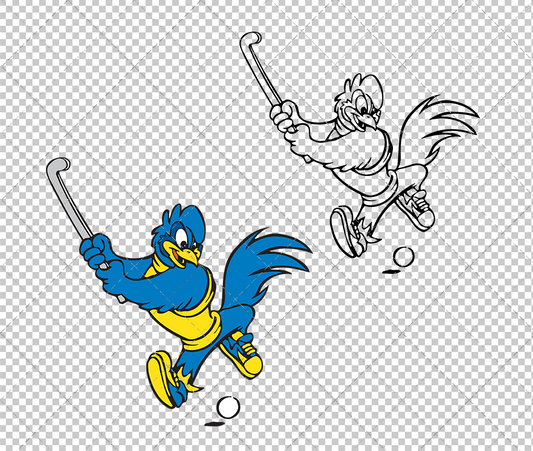 Delaware Blue Hens Mascot 1999 020, Svg, Dxf, Eps, Png - SvgShopArt
