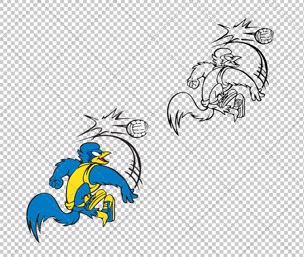 Delaware Blue Hens Mascot 1999 026, Svg, Dxf, Eps, Png - SvgShopArt