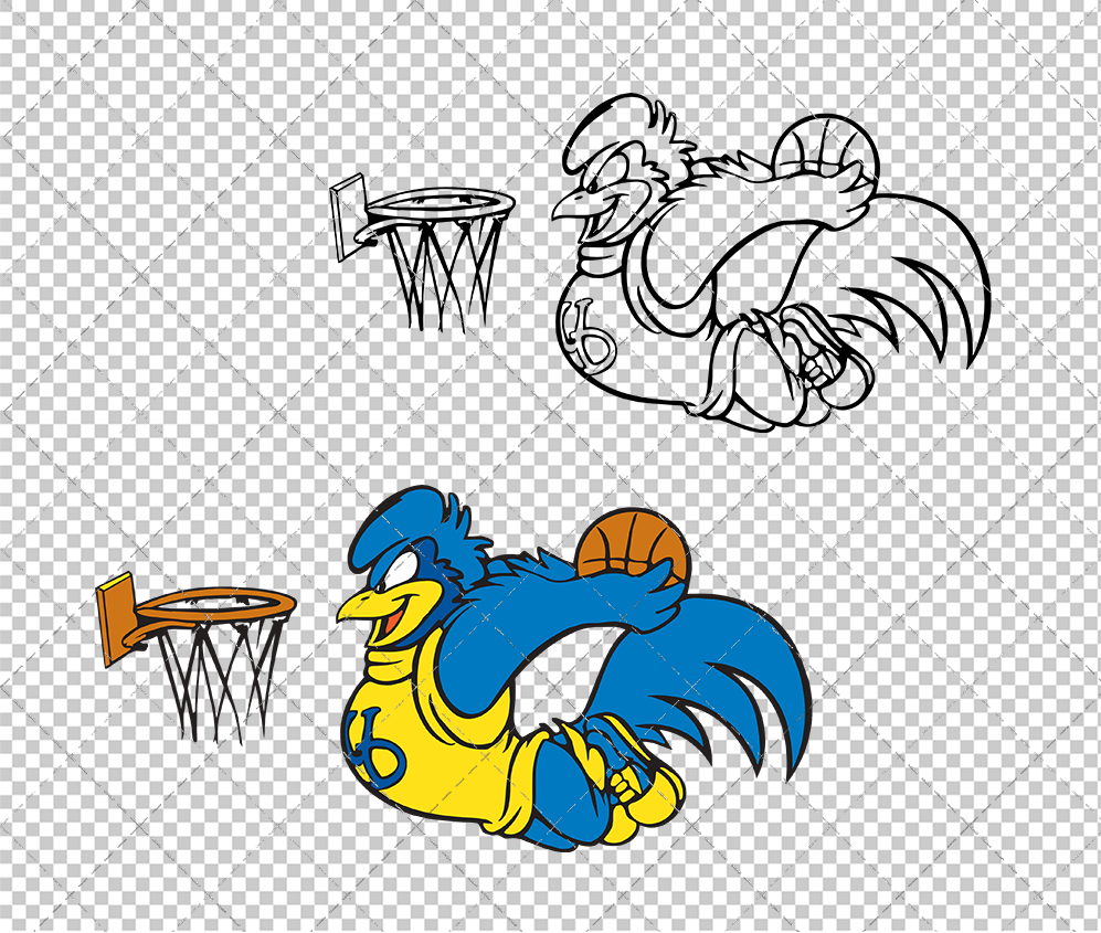 Delaware Blue Hens Mascot 1999 027, Svg, Dxf, Eps, Png - SvgShopArt