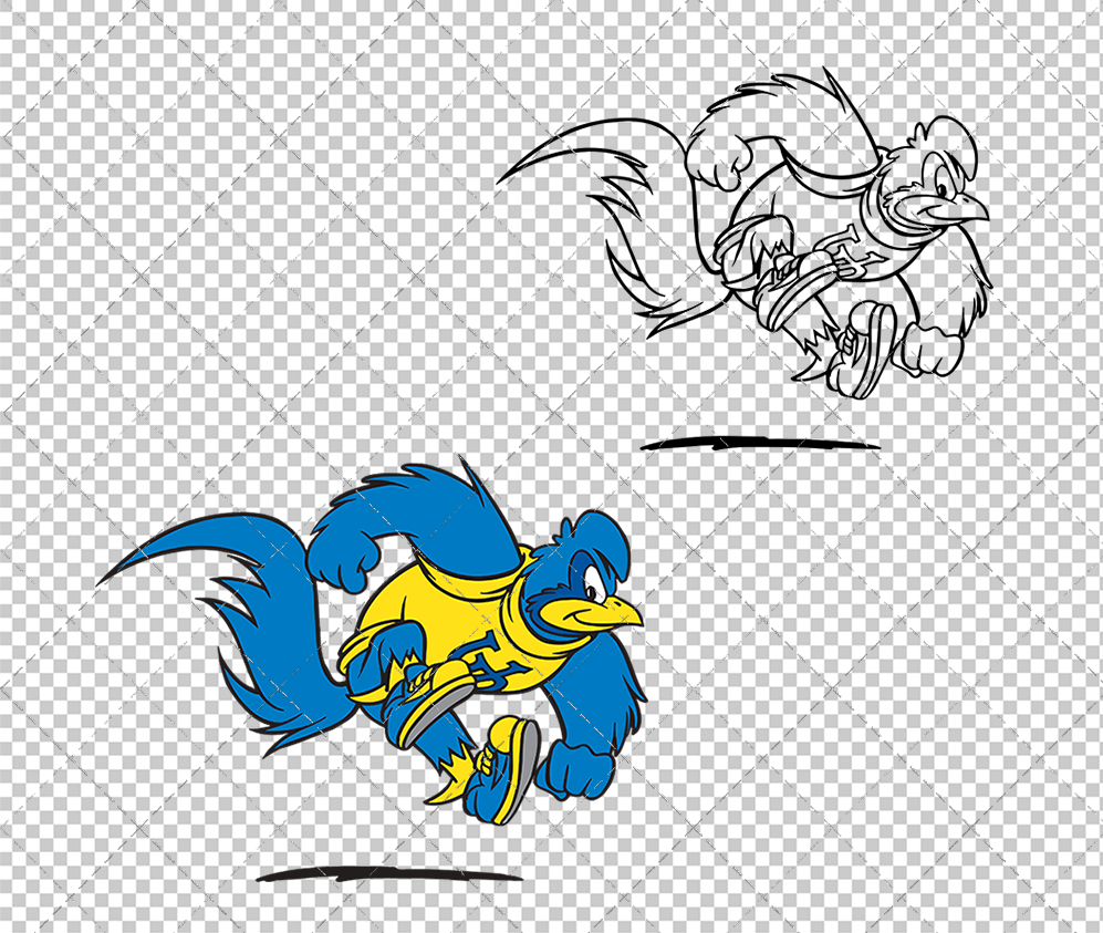 Delaware Blue Hens Mascot 1999 029, Svg, Dxf, Eps, Png - SvgShopArt
