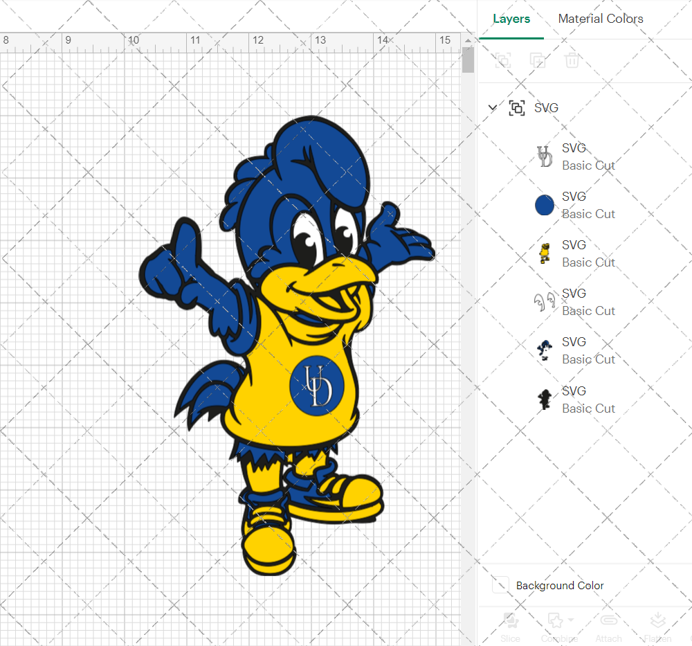 Delaware Blue Hens Mascot 2018 003, Svg, Dxf, Eps, Png - SvgShopArt