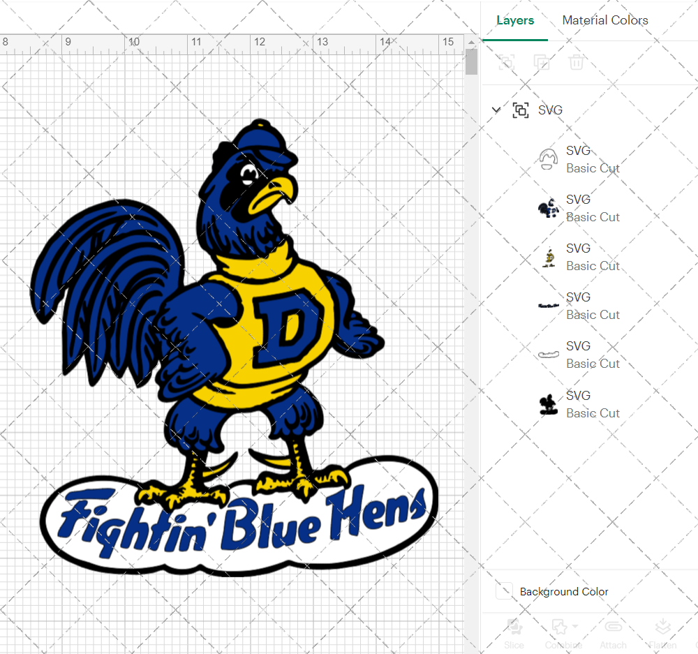 Delaware Blue Hens Secondary 1967, Svg, Dxf, Eps, Png - SvgShopArt
