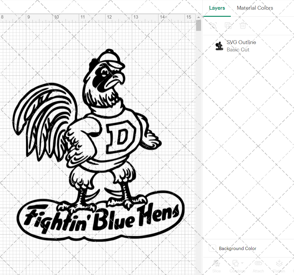 Delaware Blue Hens Secondary 1967, Svg, Dxf, Eps, Png - SvgShopArt
