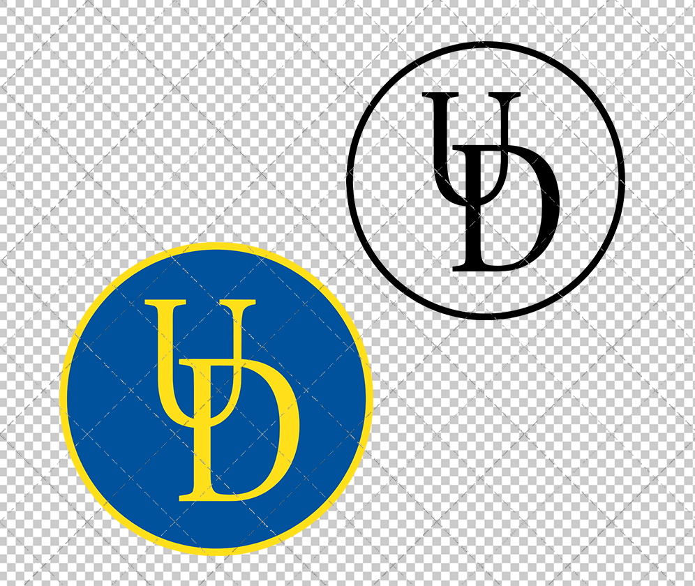 Delaware Blue Hens Secondary 1999 002, Svg, Dxf, Eps, Png - SvgShopArt