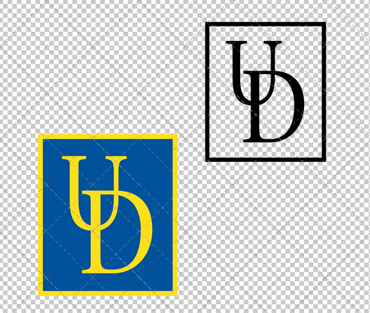 Delaware Blue Hens Secondary 1999, Svg, Dxf, Eps, Png - SvgShopArt