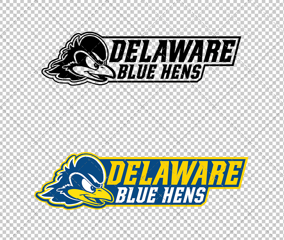 Delaware Blue Hens Secondary 2018, Svg, Dxf, Eps, Png - SvgShopArt