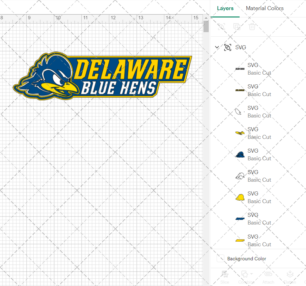 Delaware Blue Hens Secondary 2018, Svg, Dxf, Eps, Png - SvgShopArt