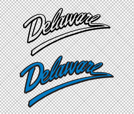 Delaware Blue Hens Wordmark 1999, Svg, Dxf, Eps, Png - SvgShopArt