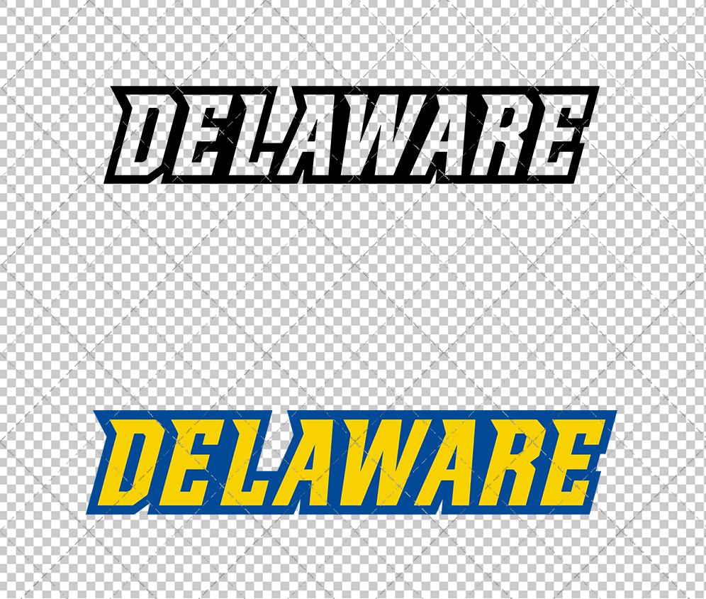 Delaware Blue Hens Wordmark 2016, Svg, Dxf, Eps, Png - SvgShopArt