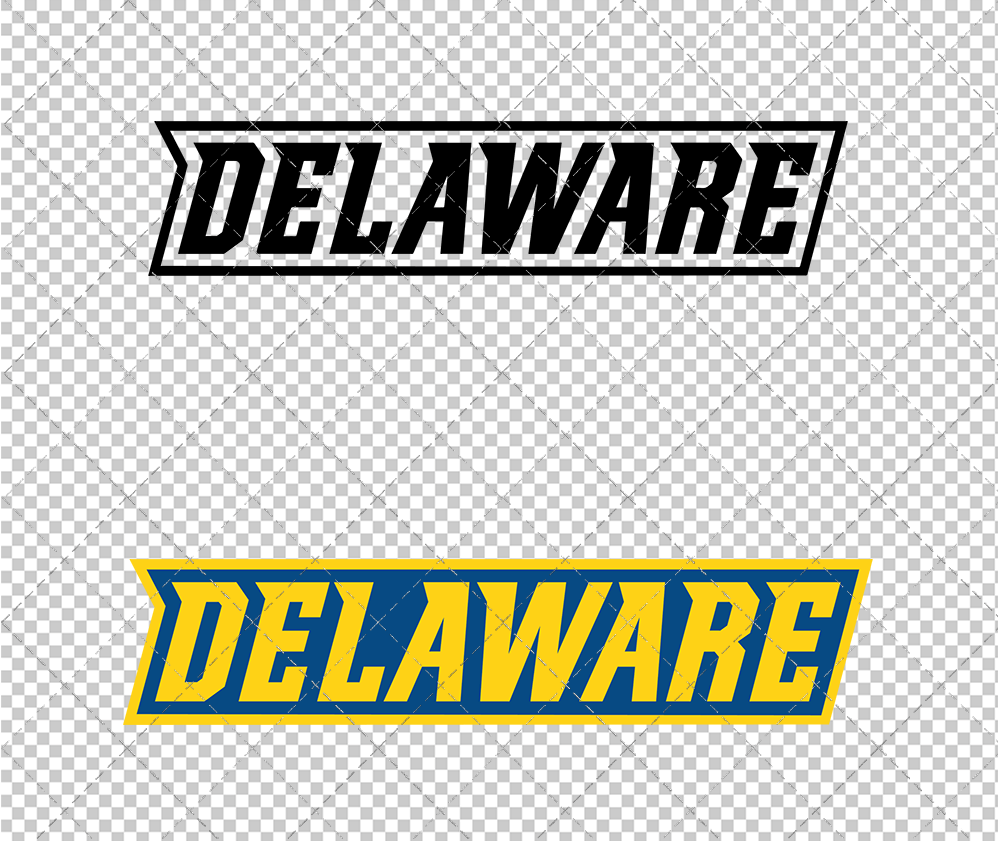 Delaware Blue Hens Wordmark 2018, Svg, Dxf, Eps, Png - SvgShopArt