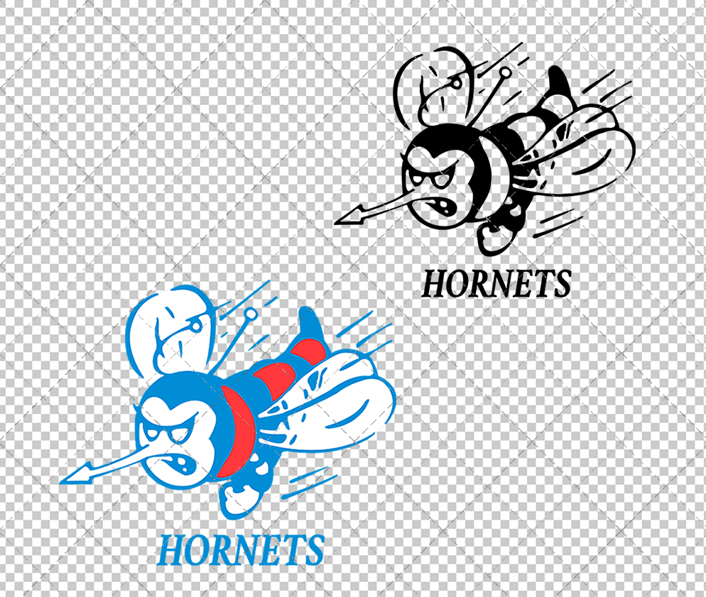 Delaware State Hornets 1970, Svg, Dxf, Eps, Png - SvgShopArt