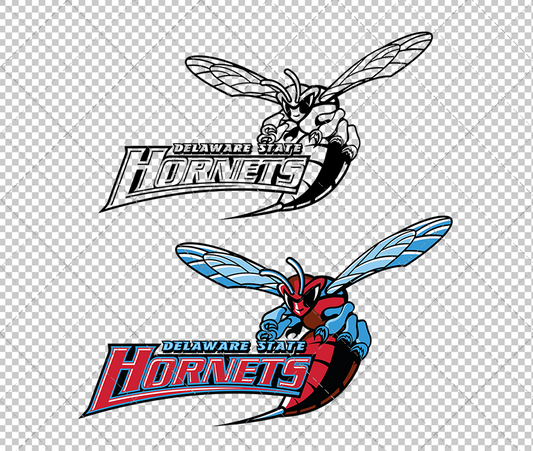 Delaware State Hornets 2001, Svg, Dxf, Eps, Png - SvgShopArt