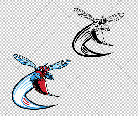 Delaware State Hornets Alternate 2001 002, Svg, Dxf, Eps, Png - SvgShopArt