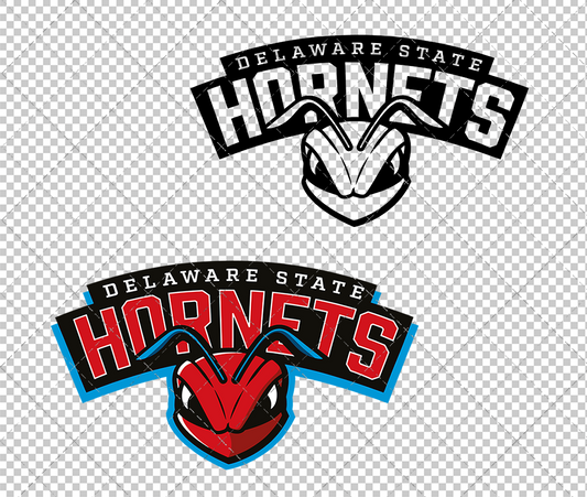 Delaware State Hornets Alternate 2023 002, Svg, Dxf, Eps, Png - SvgShopArt
